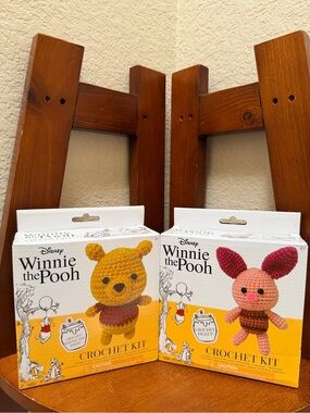 🔹New.. Disney Winnie the Pooh Crochet Kit &  Piglet!Crochet Kit